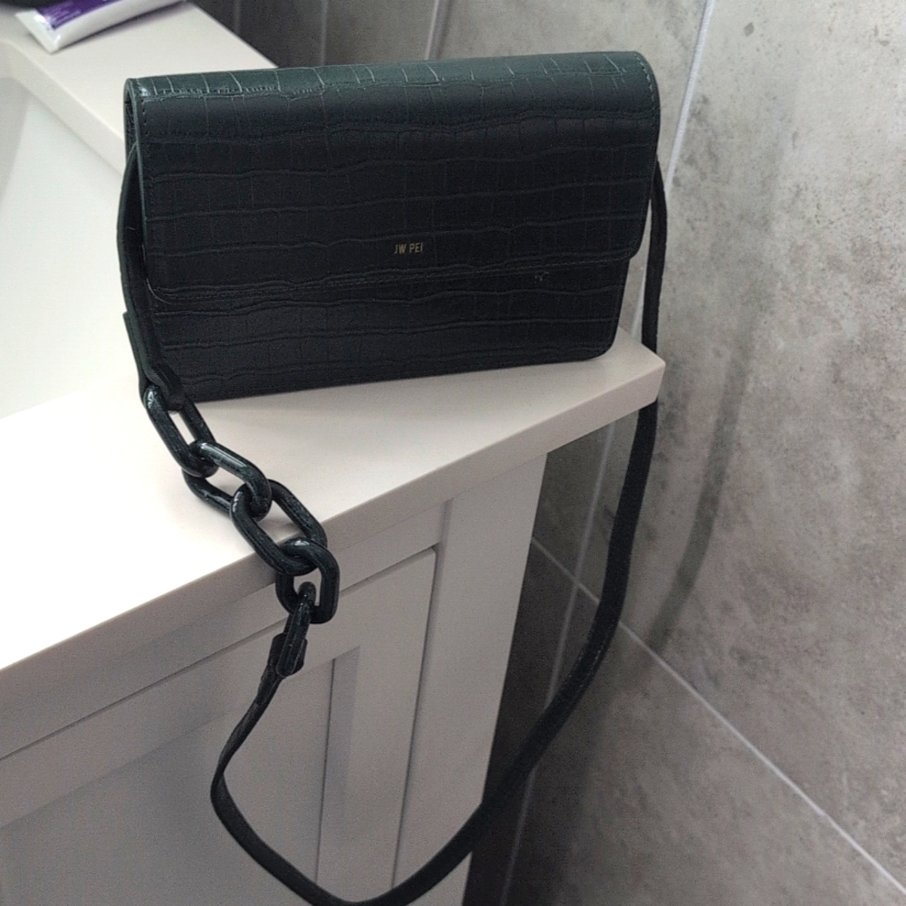 JW PEI Green Crossbody Bag